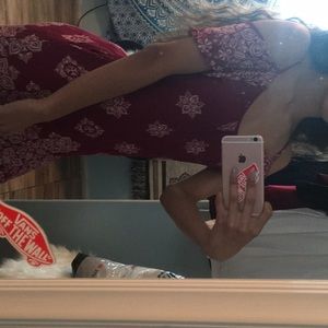 Floral Fuchsia Dress